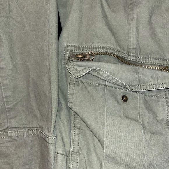 army green field jackett, pink lining. - Picture 3 of 6